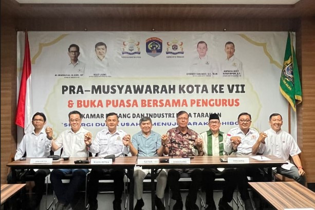 Pra Mukota VII KADIN Tarakan Digelar, Persiapan Musyawarah Kota Besok Dipastikan Siap